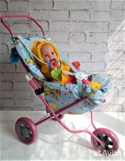 Пупс demi star, коляска