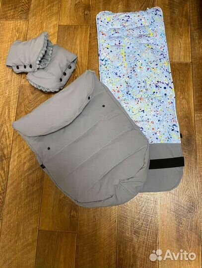 Накидка на ножки в коляску и матрас