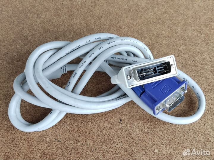 Кабель переходник DVI VGA