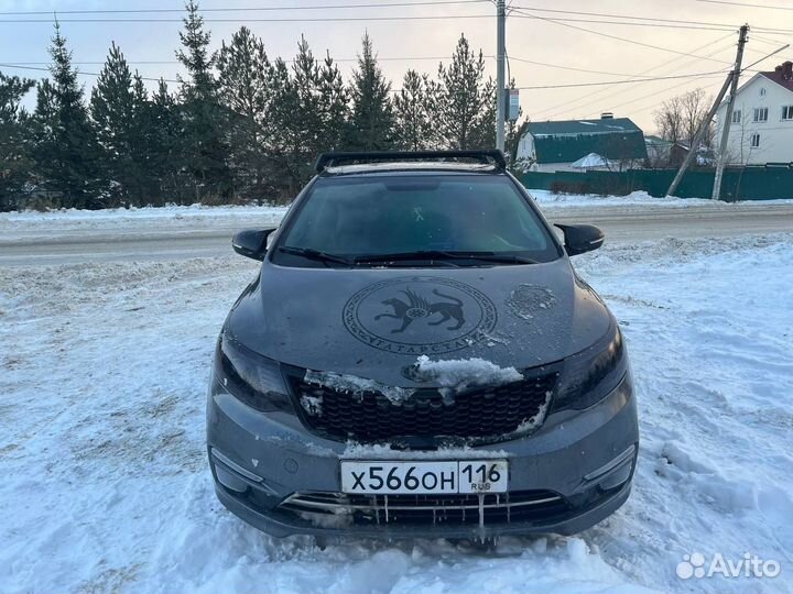 Багажник на крышу Kia Rio 3 sedan поперечины City