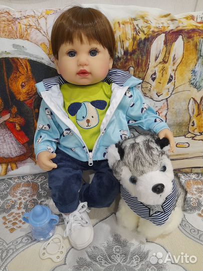 Кукла Пупс Реборн, мальчик Марти, 45 см