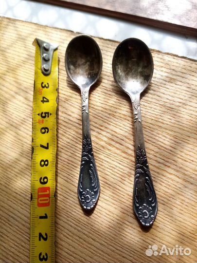 Мельхиоровые кофейные ложки Зиш мнц