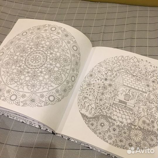 Книга, раскраска «Таинственный Сад»