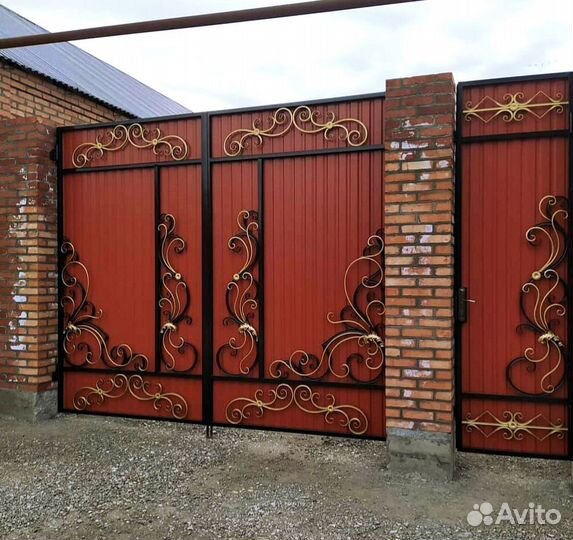 Кованные ворота
