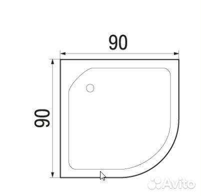 Душевая кабина river lena 90/24 MT Б/К для дома и