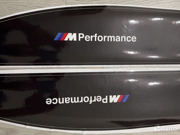Наклейки на пороги m performance f30 мат и глянец