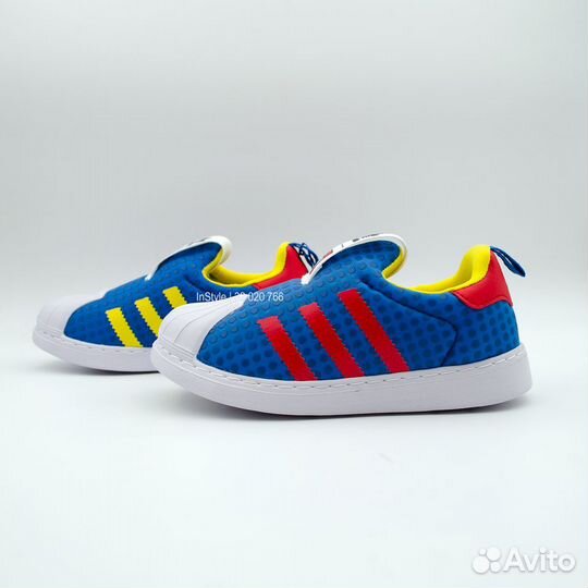 Кроссовки детские Adidas Superstar Lego 26-36