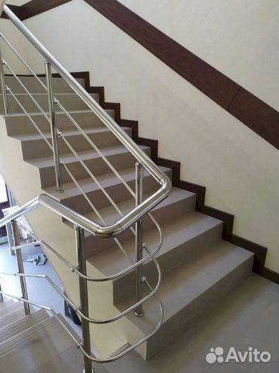 Перила, поручни из нержавеющей стали