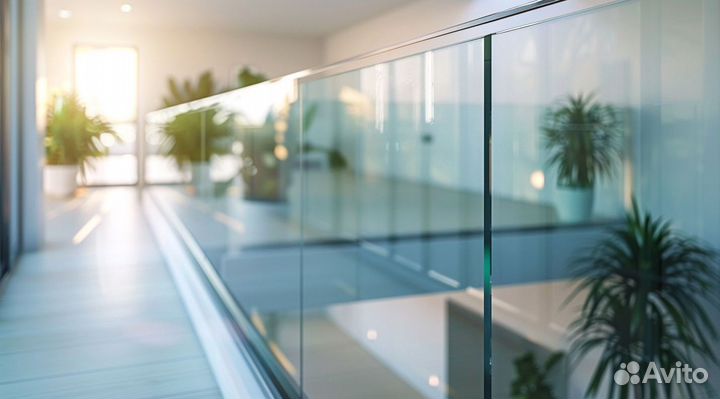 Ограждения для лестниц из стекла с гарантией