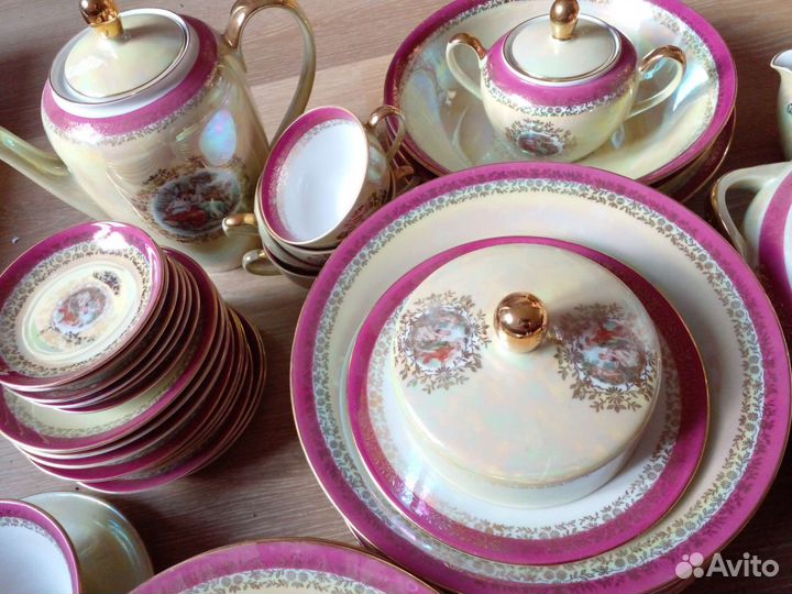 Сервиз столовый Fortuna eisanberg фарфор из ГДР