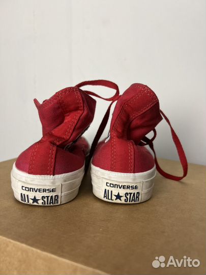 Кеды красные converse 37