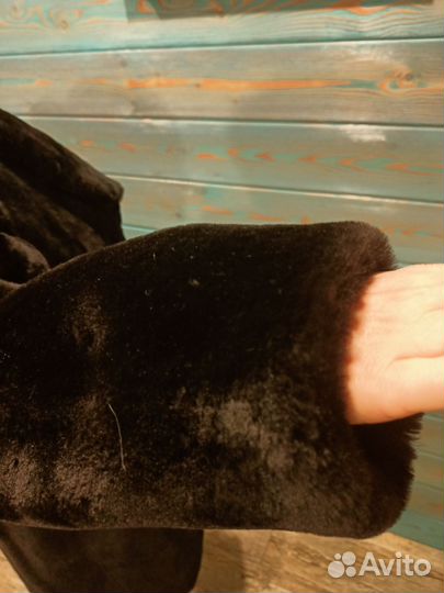 Шуба натуральная цигейковая