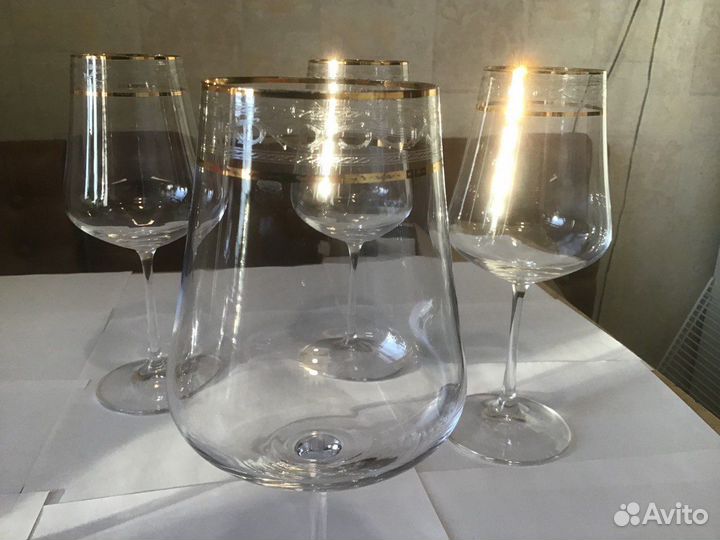 Набор больших бокалов 5 штук по 450 мл