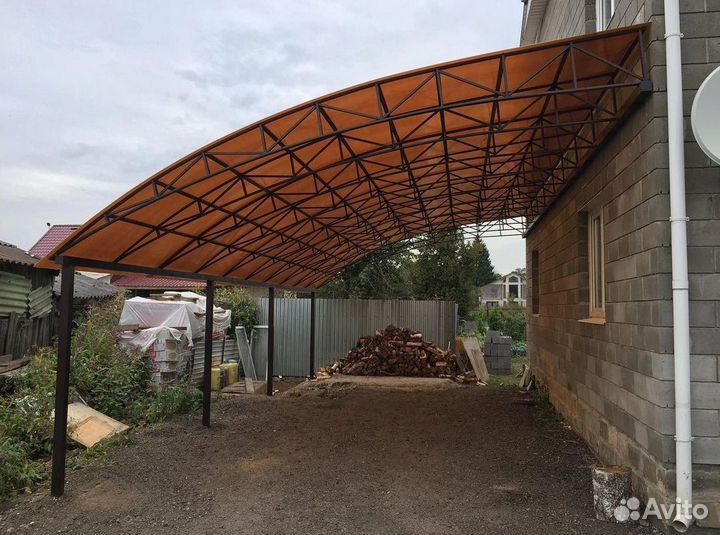 Металлический навес