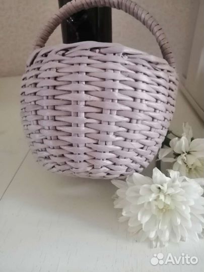 Корзина плетеная для ягод