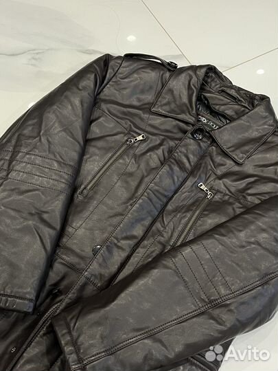 Кожаная куртка мужская