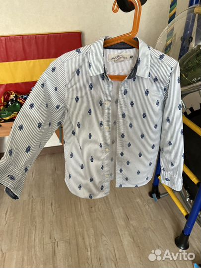 Рубашка h&m 122, 116