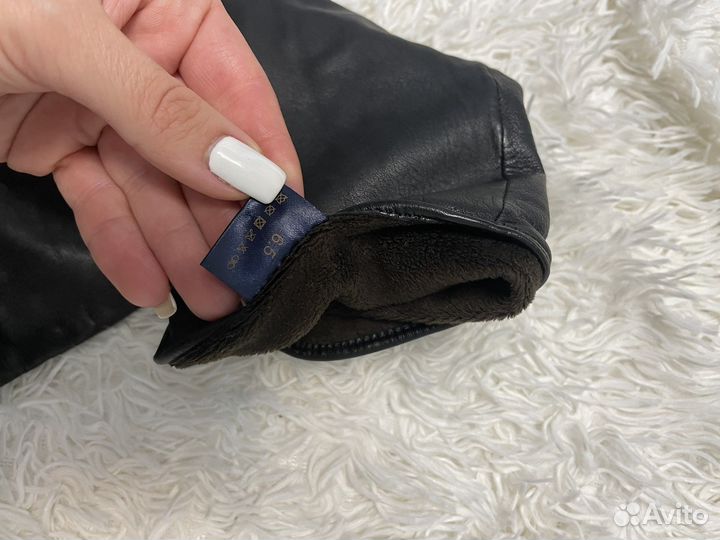 Перчатки кожаные женские