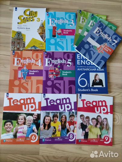 Учебники по Английскому языку Students Book3-9 кл