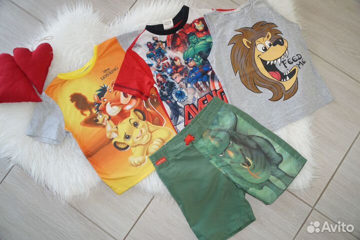 Фирменные вещи на мальчика 104