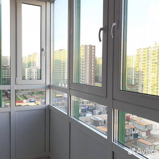 Остекление балконов и лоджий в рассрочку V0452