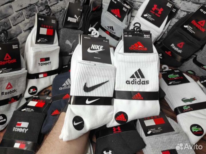 Носки Nike Adidas мужские качество