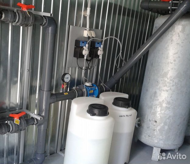 Очистка воды от сероводорода, бактерий, железа