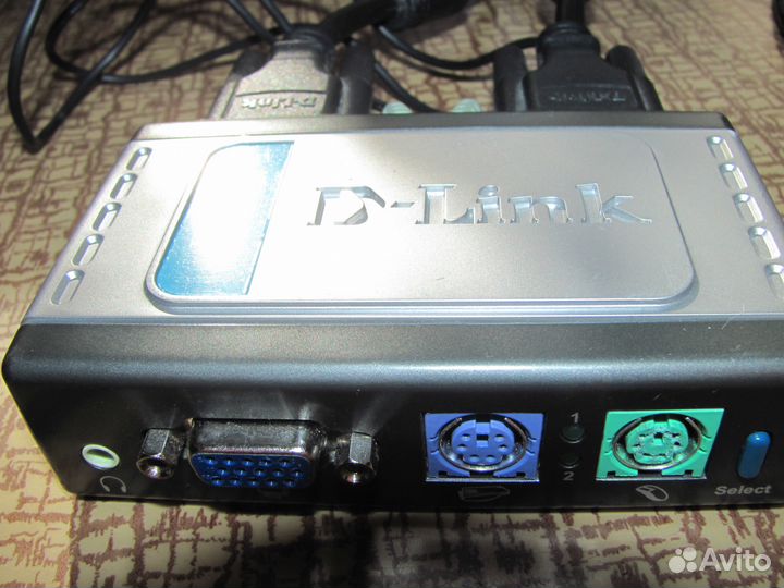 KVM-121 2-port PS/2 switch with audio support
