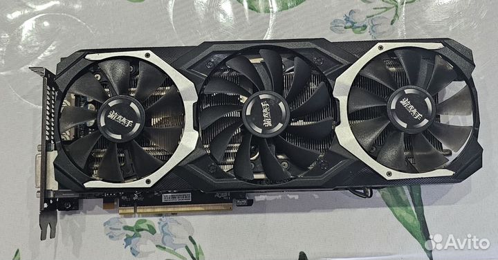 Видеокарта yeston rx 580 4gb