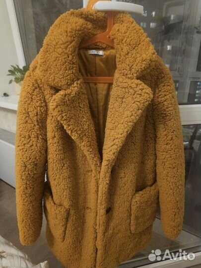 Пальто тедди