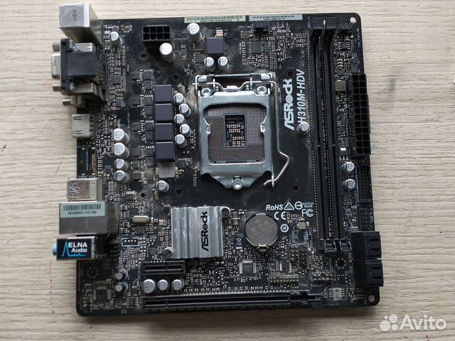 Материнская плата asrock h310m-hdv купить в Москве | Электроника | Авито