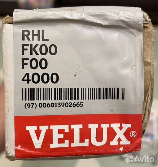 Штора velux 66x188 под лен