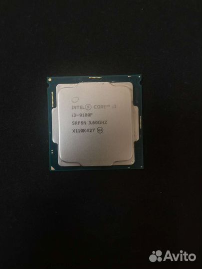 Процессор intel core i3 9100f