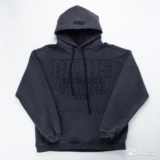 Худи Vetements paris xxxl новые на руках