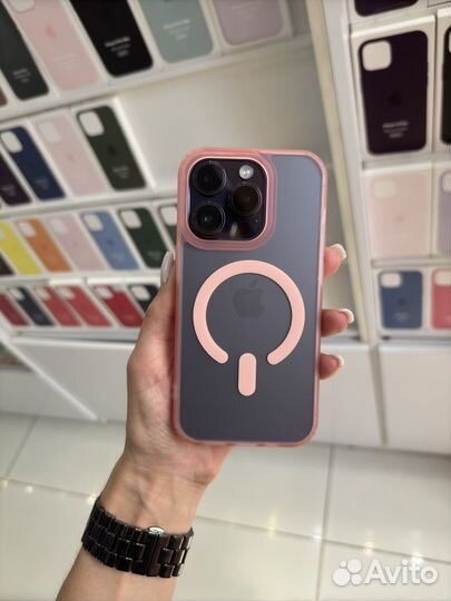 iPhone 14 pro max чехол pink