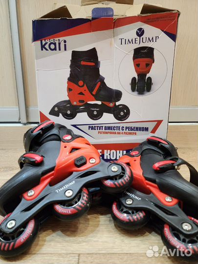 Роликовые коньки детские раздвижные
