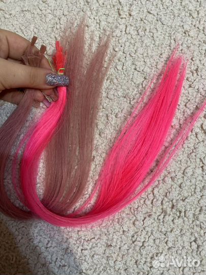 Волосы на капсулах