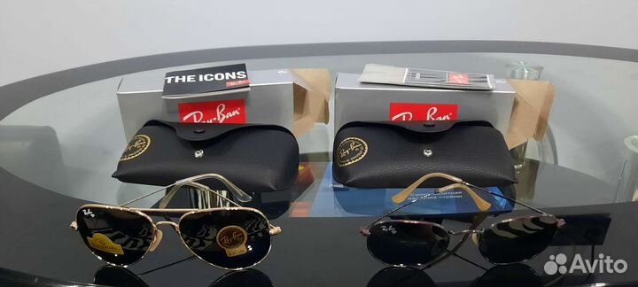 Очки ray ban aviator новые