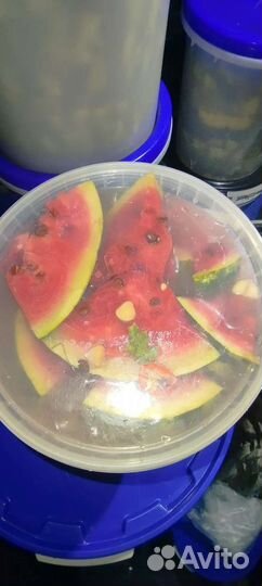 Арбузы соленые, маринованные. Бочковые соленья