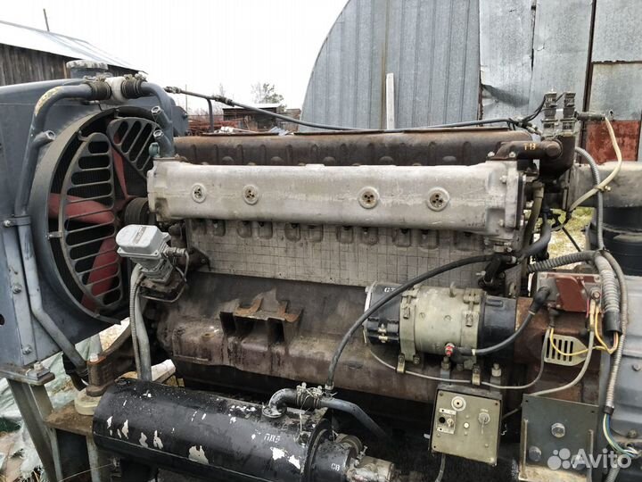 Двигатель 1Д6 с подстанцией 100 кВт