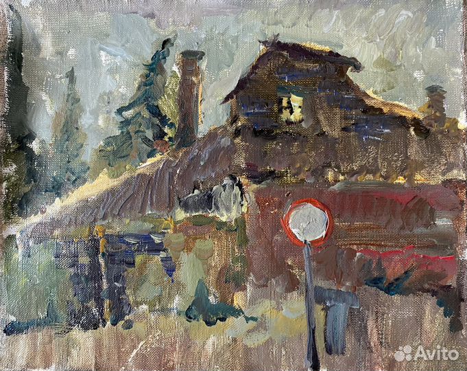 Этюд картина маслом