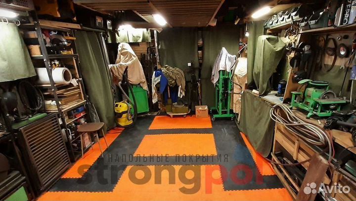 Модульное напольное покрытие для шиномонтажа