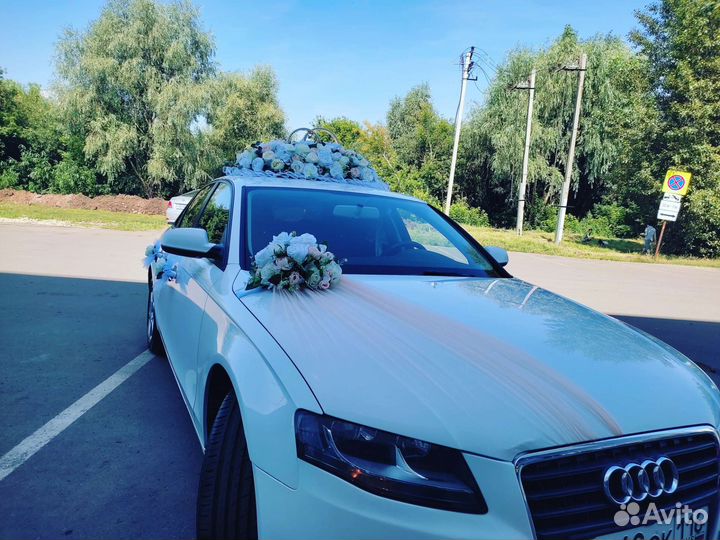 Свадебные украшения на машину