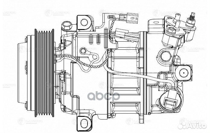 Компрессор кондиционера nissan qashqai 13/X-TR