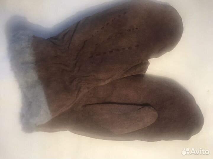 Варежки меховые женские