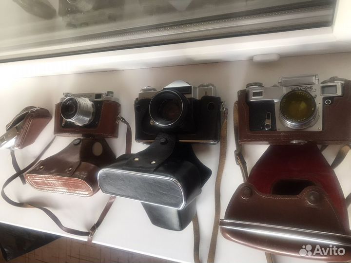 Фотоаппарат СССР: киев; фэд-2; фэд-3;киев
