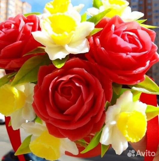 Мыло ручной работы букеты