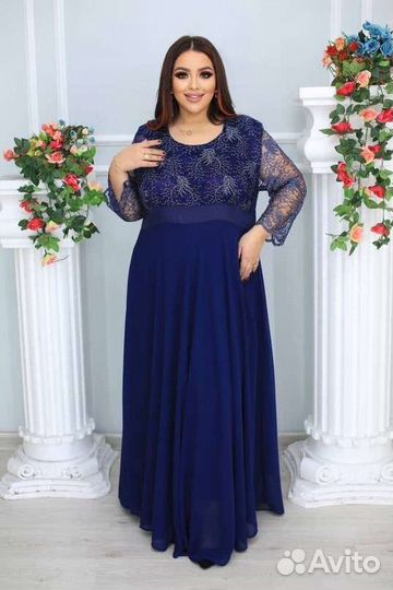 Вечернее платье размер 62,64