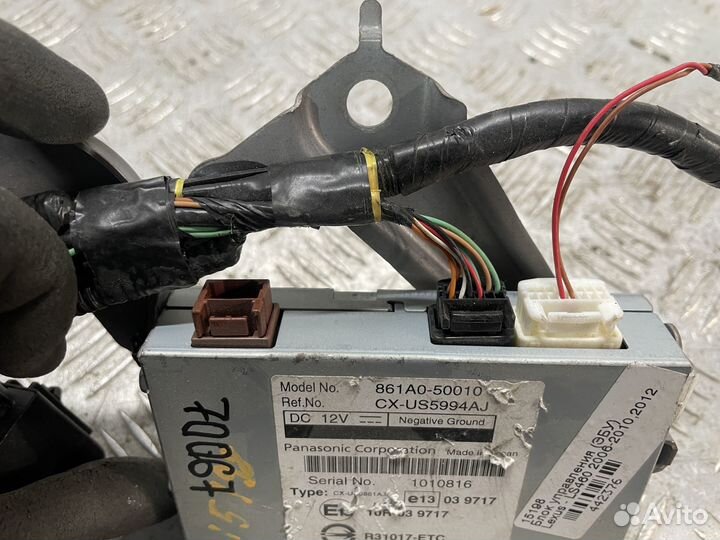 Блок управления мультимедиа Lexus LS (lV)