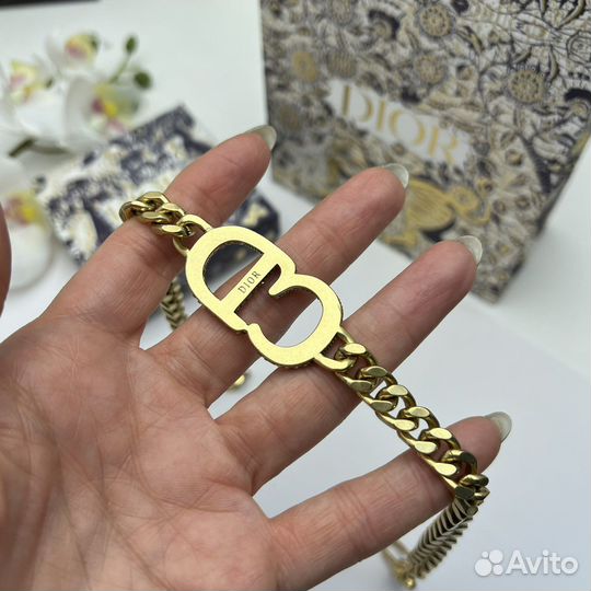 Цепь колье кулон